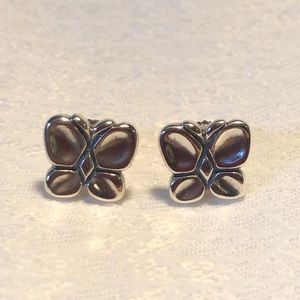 James Avery-RETIRED Small Butterfly Post Earrings